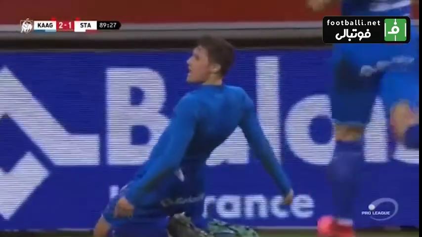 پاس گل میلاد محمدی برای خنت مقابل استاندارد لیژ