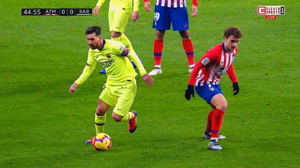 لیونل مسی و دریبل های جادوییِ یک در مقابل یک