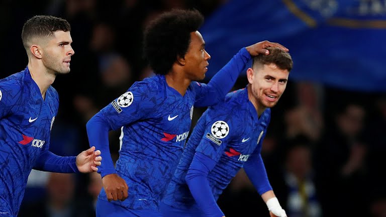 گل اول چلسی به آژاکس (جورجینهو)