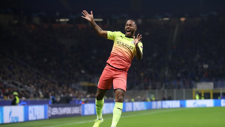 گل اول منچستر سیتی به آتالانتا (رحیم استرلینگ)