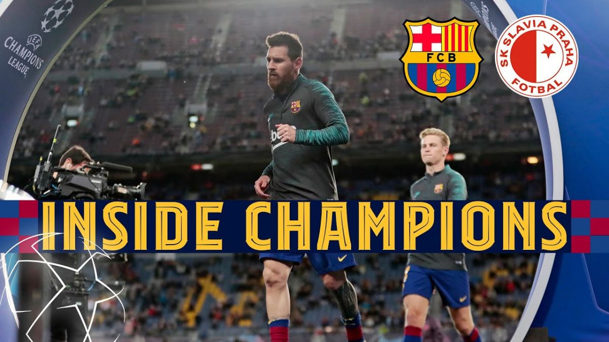 حواشی بازی بارسلونا 0-0 اسلاویا پراگ از نگاه دوربین باشگاه بارسلونا