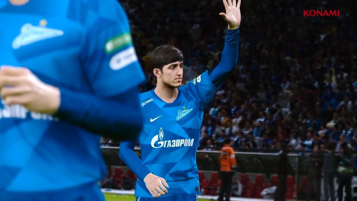 زنیت و سردار آزمون در بازی PES 2020