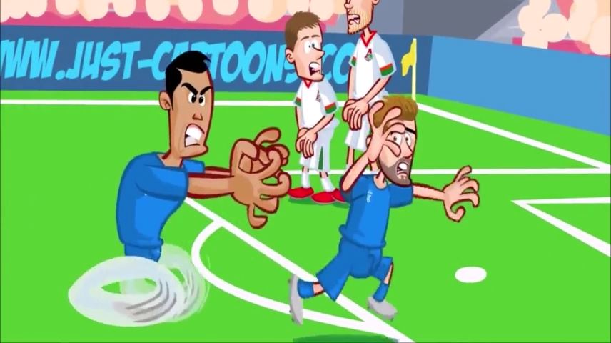 انیمیشن طنز بازی لوکوموتیو مسکو 1-2 یوونتوس