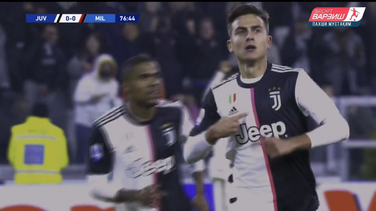 گل اول یوونتوس به میلان (دیبالا)
