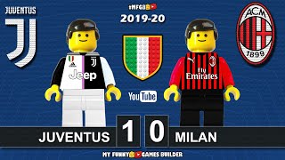 شبیه سازی بازی یوونتوس 1-0 میلان با عروسک لگو