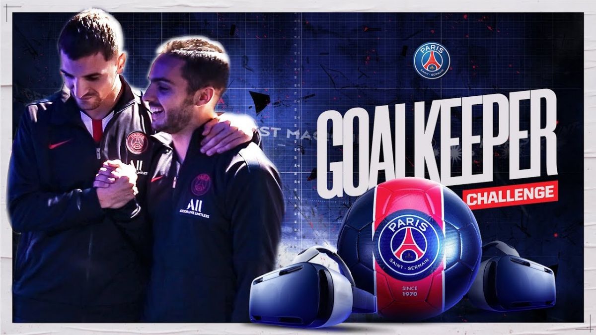 چالش جذاب دروازه بانی کامپیوتری سارابیا و مونیر بازیکنان پارس سن ژرمن