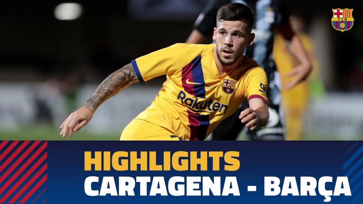 خلاصه بازی بارسلونا 2-0 کارتاخنا