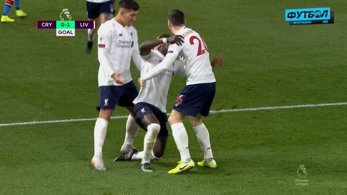 گل اول لیورپول به کریستال پالاس (مانه)
