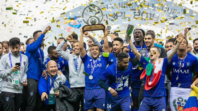 مراسم کامل جشن قهرمانی الهلال در لیگ قهرمانان آسیا 2019