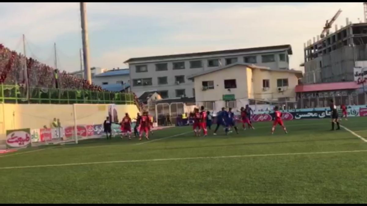 اختصاصی/ گل استقلال مقابل نساجی از زاویه دوربین فوتبالی