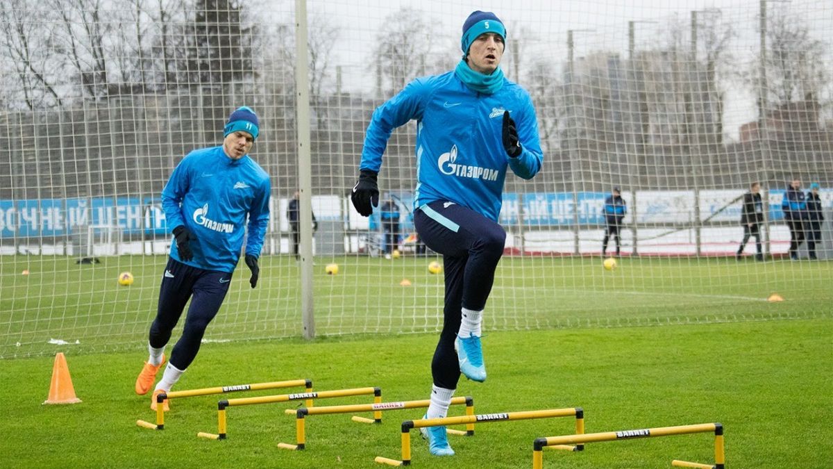 آخرین تمرین زنیت برای بازی سرنوشت ساز مقابل لیون