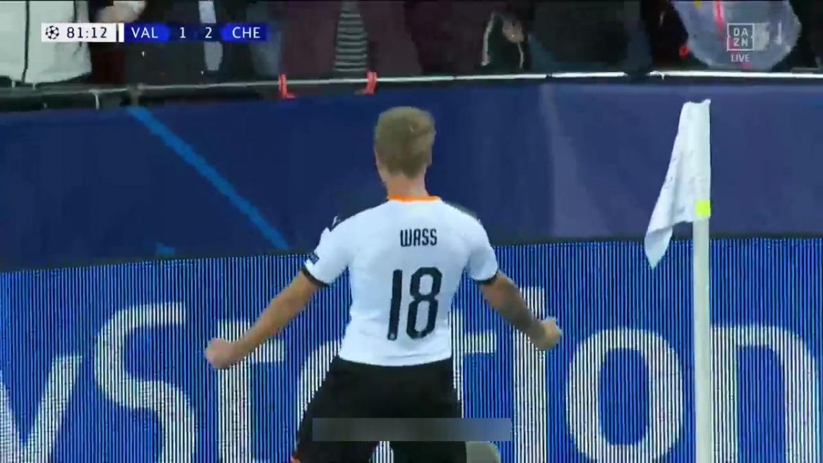 گل دوم والنسیا به چلسی (واس)