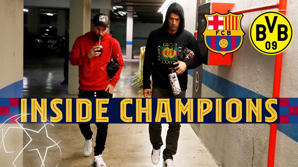 حواشی بازی بارسلونا 3-1 دورتموند از نگاه دوربین باشگاه بارسلونا