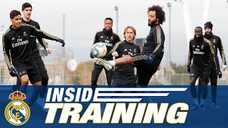 آخرین تمرین رئال مادرید پیش از بازی با آلاوز