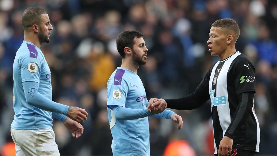 خلاصه بازی نیوکاسل 2-2 منچسترسیتی