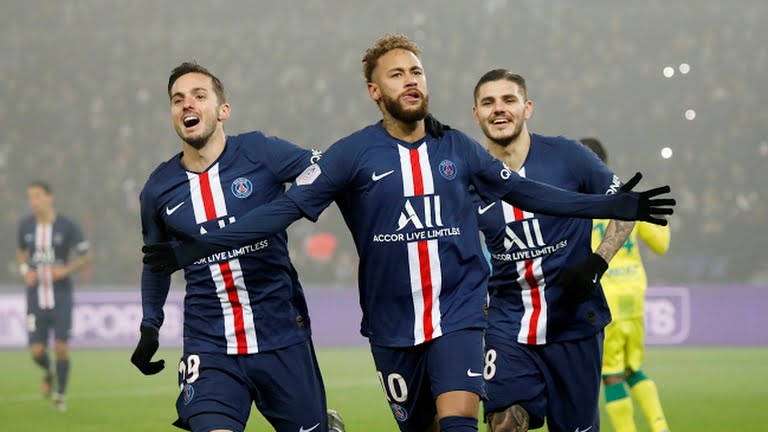 خلاصه بازی پاری سن ژرمن 2-0 نانت (گلزنی نیمار و امباپه)