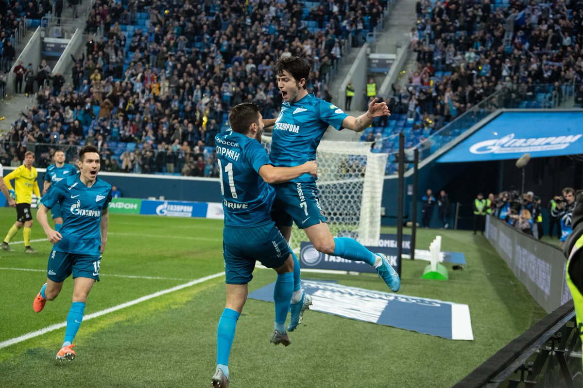 گل اول زنیت به دینامو مسکو توسط سردار آزمون