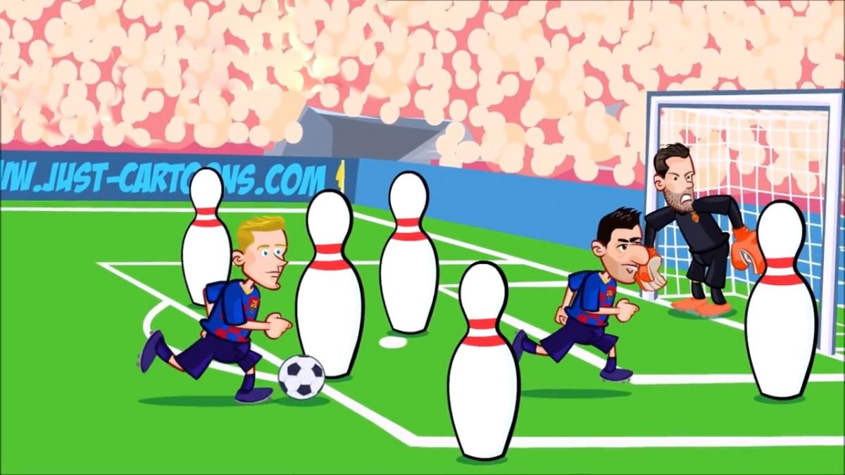 انیمیشن طنز بازی بارسلونا 5-2 مایورکا