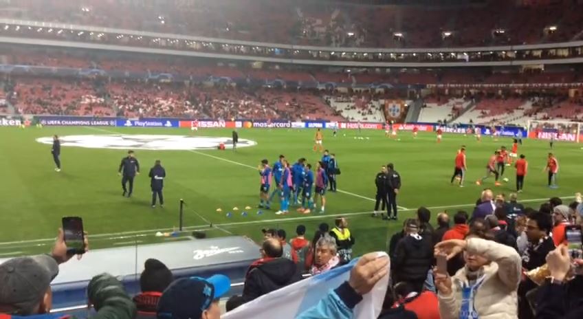 اختصاصی/ گرم کردن سردار آزمون پیش از بازی مقابل بنفیکا