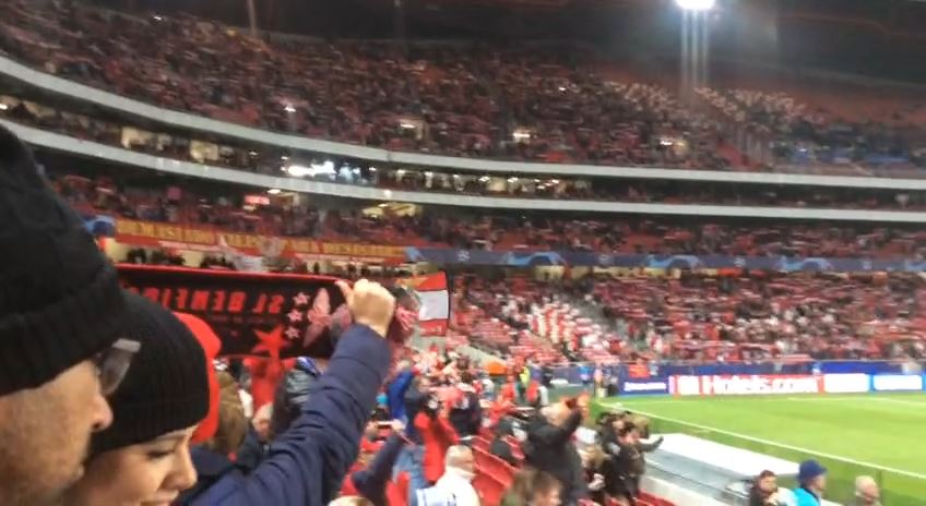 اختصاصی/ سرود باشگاه بنفیکا پیش از تقابل با زنیت