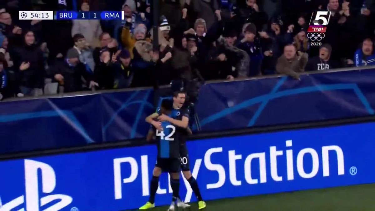 گل اول کلوب بروژ به رئال مادرید (واناکن)