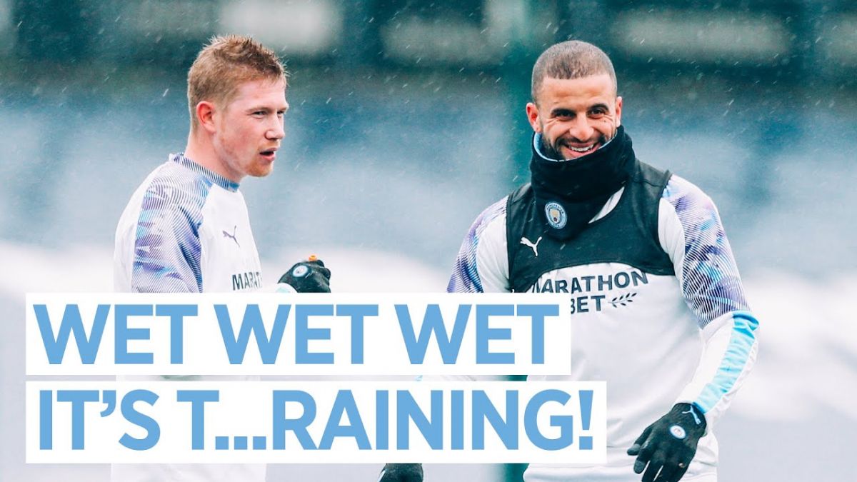 تمرین منچستر سیتی برای تقابل با آرسنال