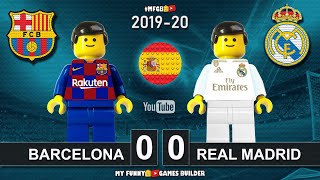 شبیه سازی بازی بارسلونا 0-0 رئال مادرید با عروسک لگو