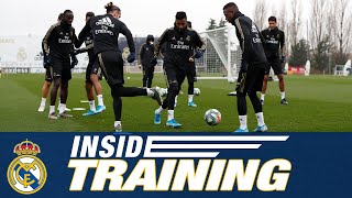 تمرین رئال مادرید برای بازی با اتلتیک بیلبائو