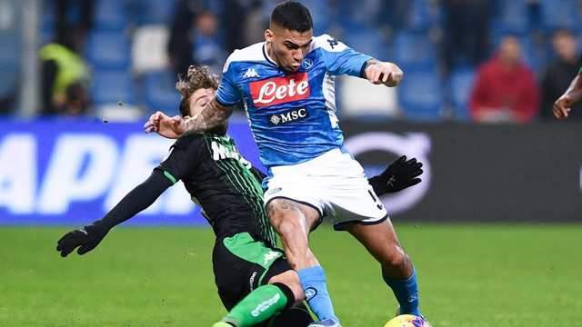 خلاصه بازی ساسولو 1-2 ناپولی