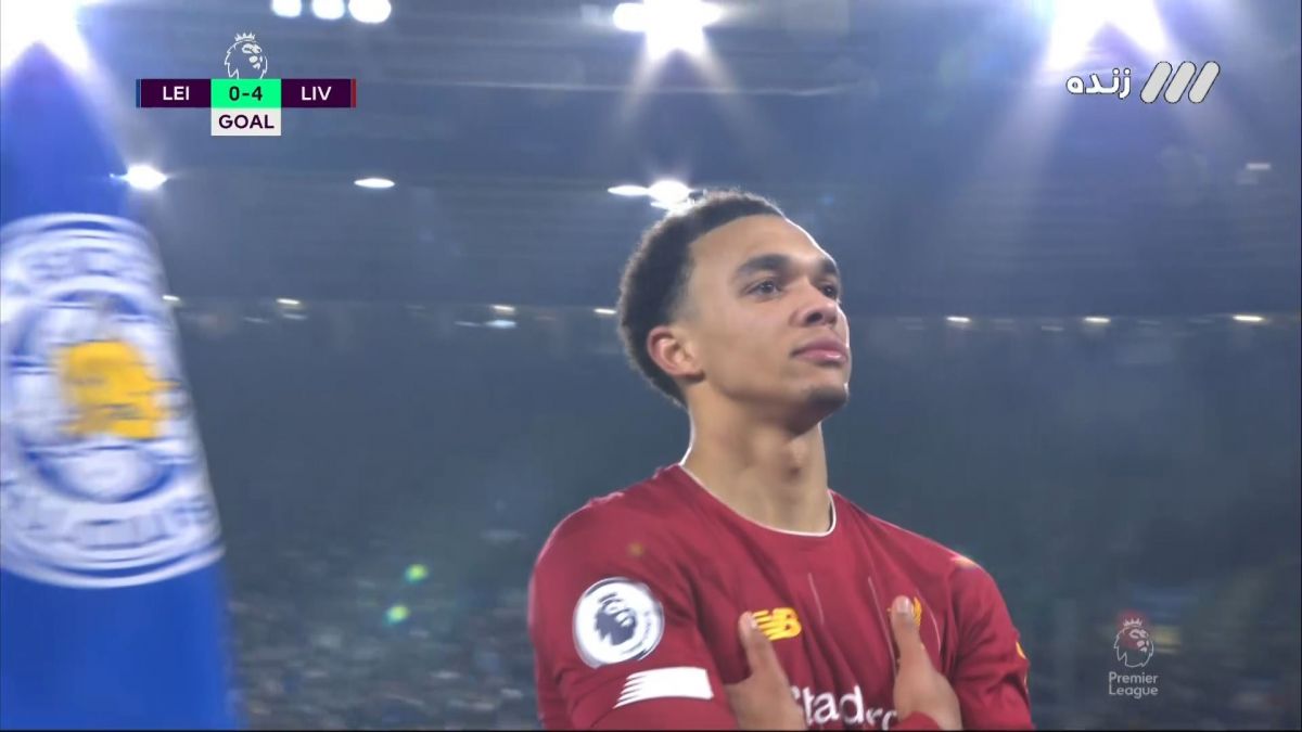 گل چهارم لیورپول به لستر سیتی (آرنولد)