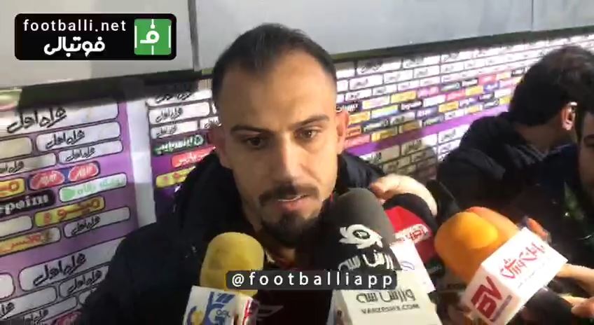 اختصاصی/ صحبت های محمد قاضی پس از شکست نساجی مقابل پرسپولیس