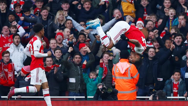 گل اول آرسنال به چلسی (اوبامیانگ)