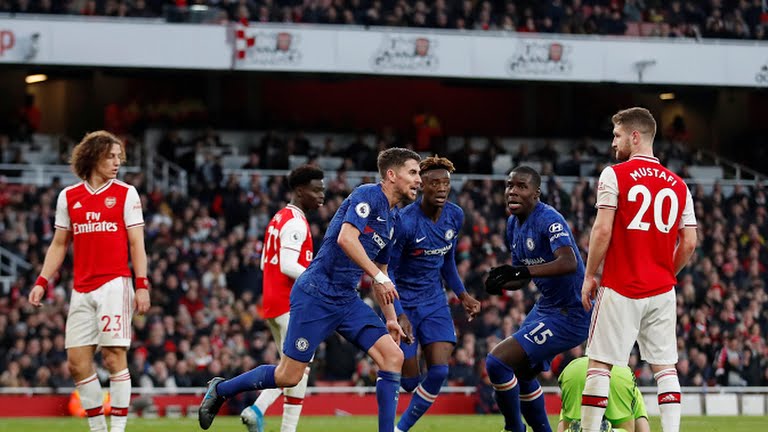 گل اول چلسی به آرسنال (جورجینهو)