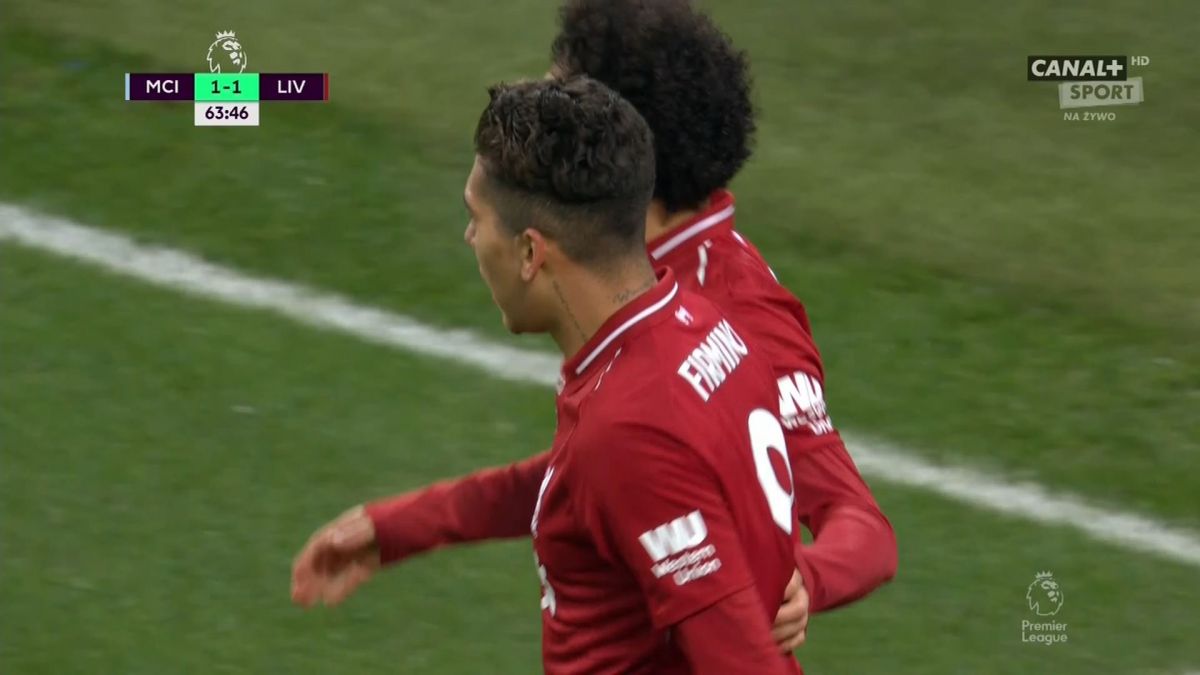 گل اول لیورپول به منچستر سیتی (فیرمینو)