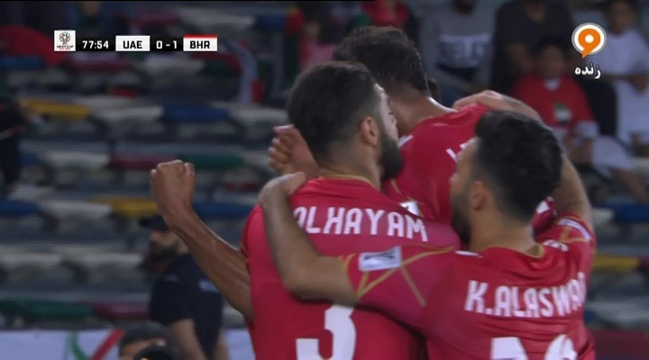 گل اول بحرین به امارات (اولین گل جام ملتهای آسیا 2019)