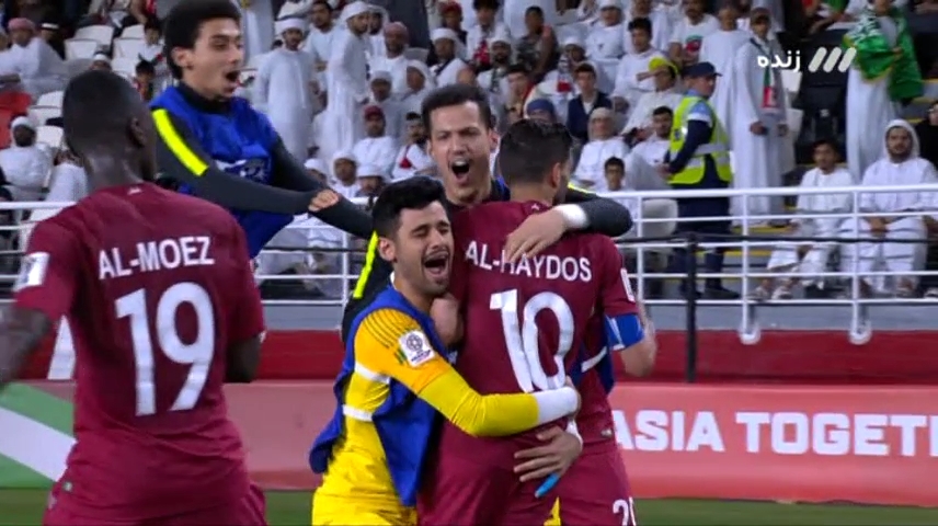 گل سوم قطر به امارات (الهیدوس)