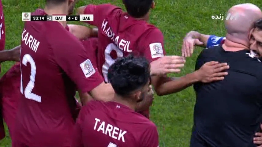 گل چهارم قطر به امارات (اسماعیل)