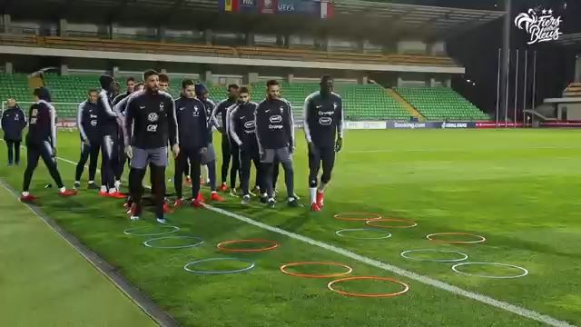 تمرین فرانسه برای بازی مقابل مولداوی