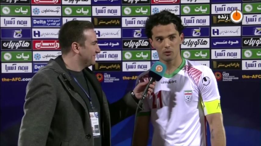 مصاحبه نورافکن و کاپیتان ترکمنستان پس از شکست مقابل ایران