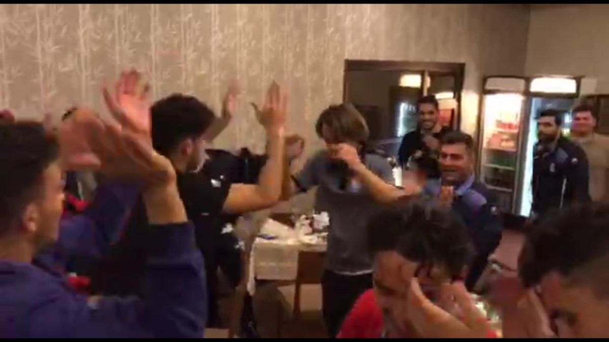 اختصاصی/ رقص نیکو کرانچار بعد از صعود تیم ملی امید