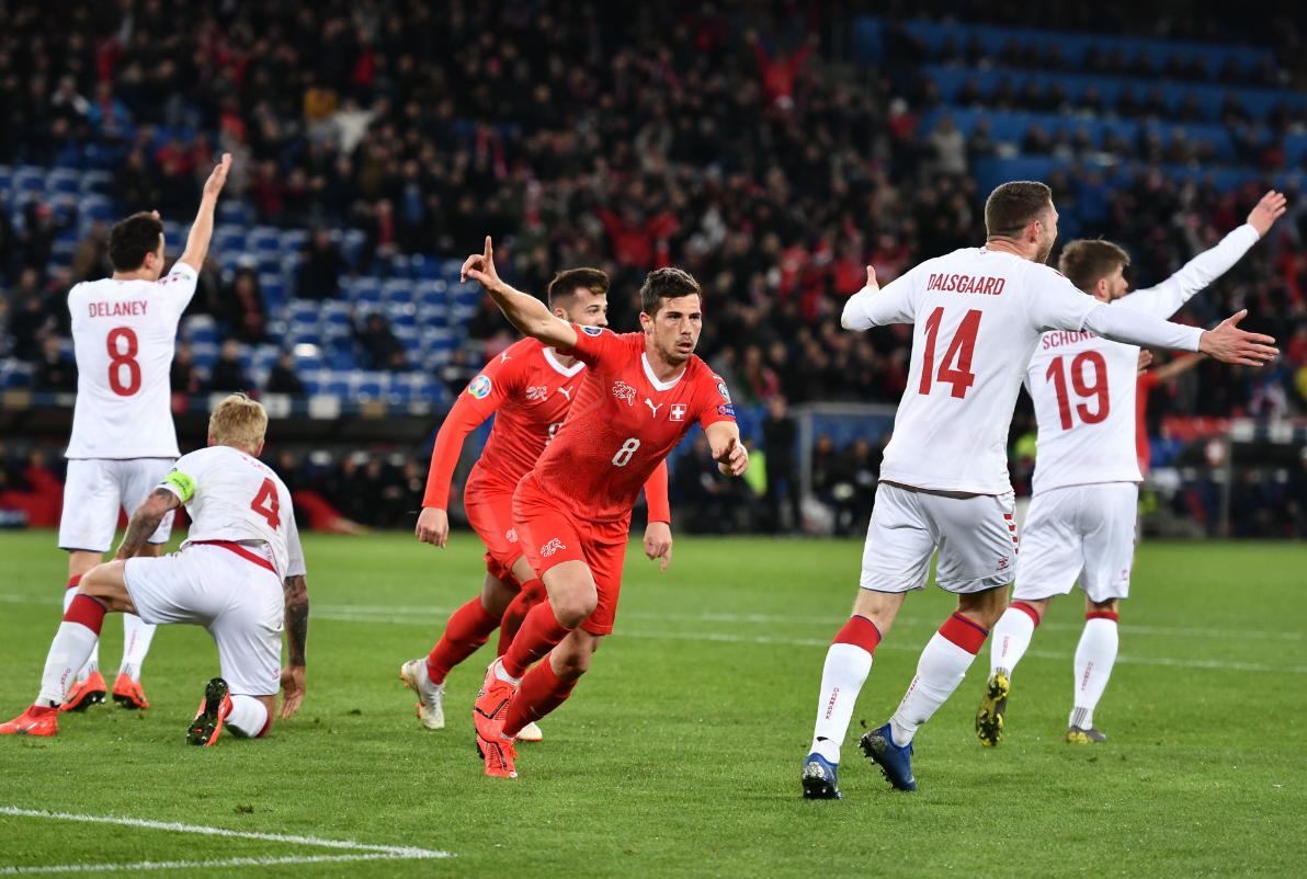 خلاصه بازی سوئیس 3-3 دانمارک (کامبک باورنکردنی دانمارک)