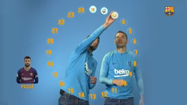 چالش انتخاب ایموجی برای بازیکنان بارسا توسط لنگلت و فرمایلن