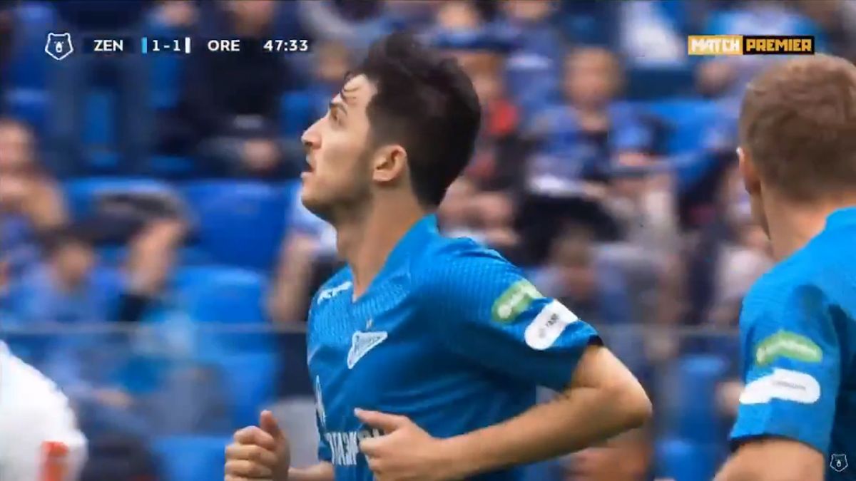 گل اول زنیت به اورنبرگ توسط سردار آزمون