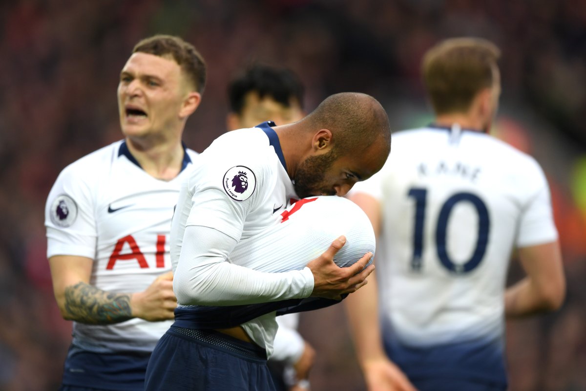 گل اول تاتنهام به لیورپول (مورا)