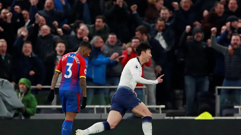 گل سون به پالاس اولین گل تاتنهام در ورزشگاه جدید