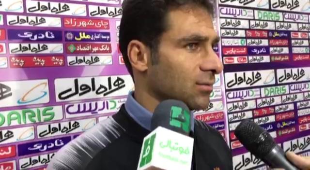 اختصاصی/ صحبت های ابراهیم صادقی پس از بازی سایپا - پدیده