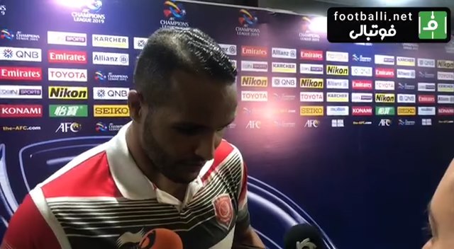 اختصاصی/ مصاحبه یوسف العربی پس از تساوی الدحیل مقابل استقلال