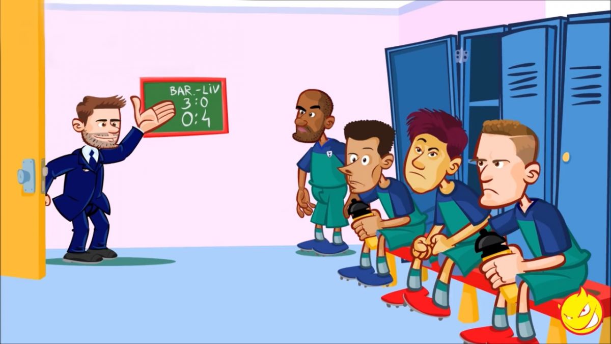 انیمیشن طنز بازی آژاکس 2-3 تاتنهام