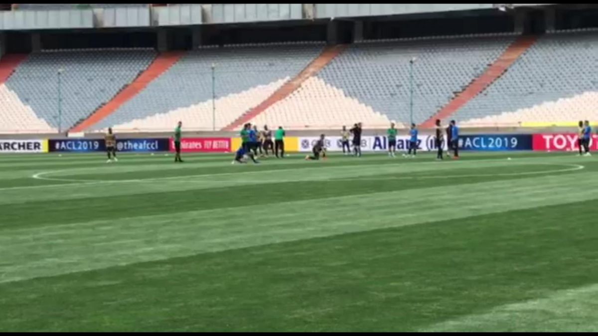 اختصاصی/ آخرین تمرین السد پیش از بازی با پرسپولیس