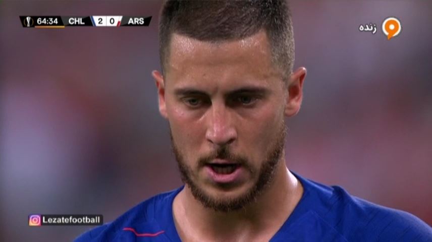 گل سوم چلسی به آرسنال (هازارد)